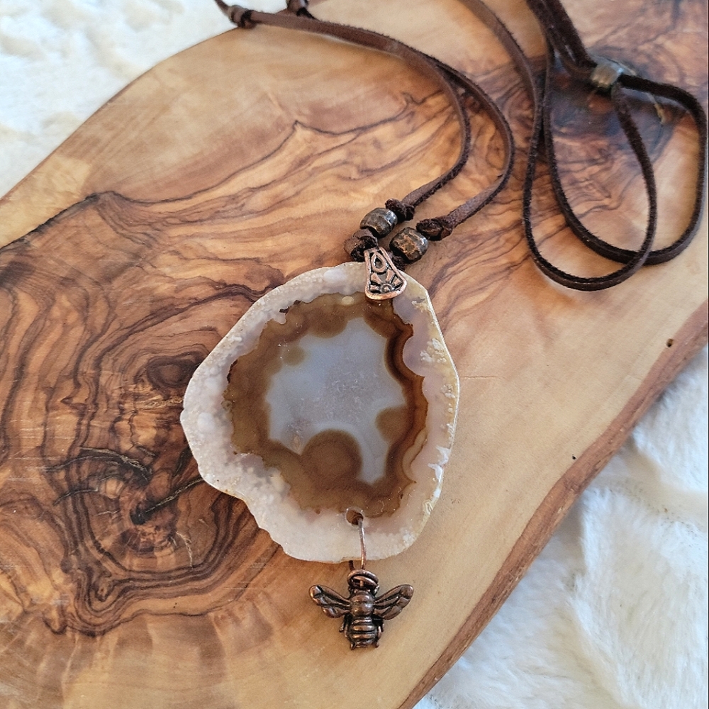 OOAK Handmade Stone Necklace